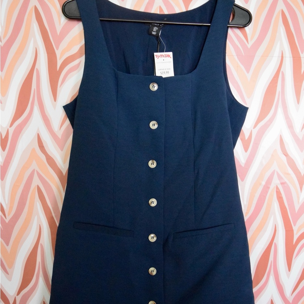 Sincerely Jules Navy Sleeveless Dress